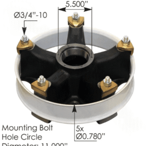 150.T6402.A1 - Spoke Wheel-Drum Assembly