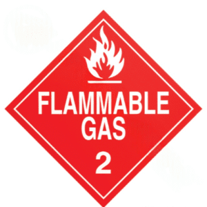 573.P139 - Tagboard Placard FLAMMABLE GAS 2