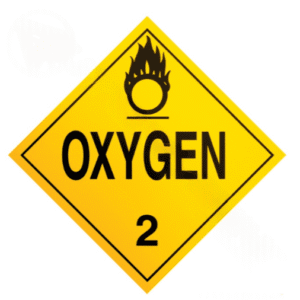 573.P164 - Tagboard Placard OXYGEN 2