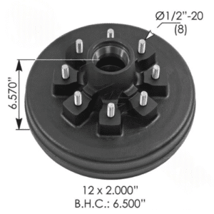 150.84556 - Hub/Drum 3500lb 10.00 x 2.25in