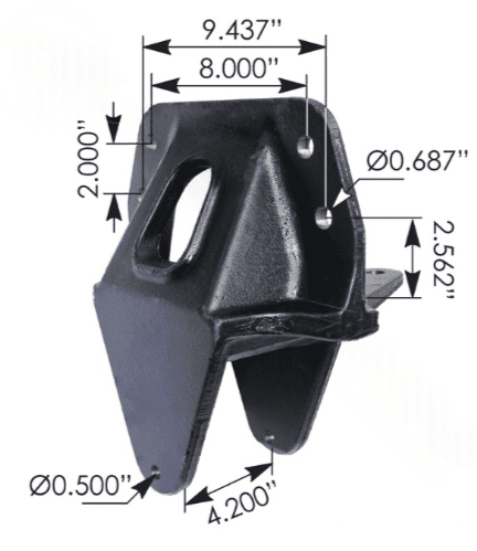 M1171 - Hanger Rear of Rear Hendrickson