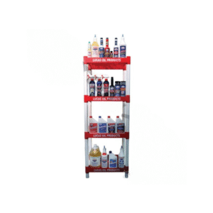 LUC10400 - 4 Tier Lucas Oil Display Rack (Red)