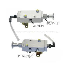 HENAKEM00051 - Manual Valve 3 Way