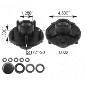 150.BT5450UC3 - Idler Hub Assembly 2;500 lb