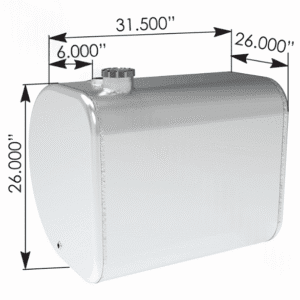 576.96075DR026DF - Fuel Tank Reverse-D Mack-Volvo
