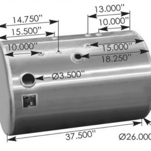 576.55080260PR11 - Fuel Tank Round IHC