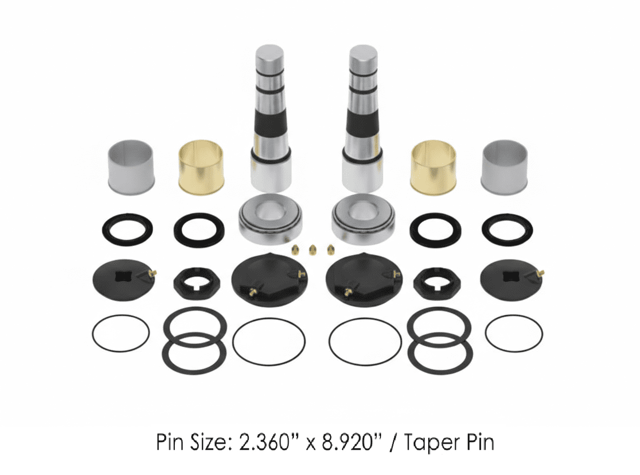 MTC-301SQ53 King Pin Kit Bronze-Nylon Bushings
