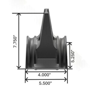 M1572 - U Bolt Top Plate w-Bumper IHC