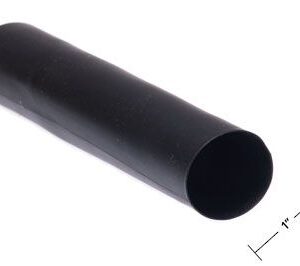 178.3077BK - Tubing Heat Shrink 1/0-4/0 GA 6in Black