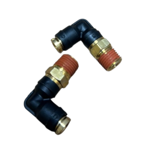 177.12C694B - PLC Swivel Male Elbow DOT 1/4in X 1/4in