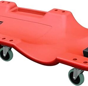 579.2003RD - Creeper Low Profile Plastic HD Red 47in