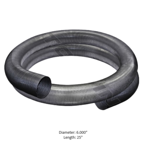 562.U7260-25SS - Flex Tubing 6in X 25ft 409SS
