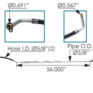 830.996003 - AC Hose Assy Volvo