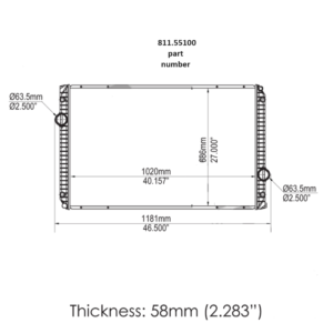 811.55100 - Radiator IHC