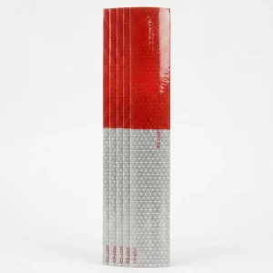 571.CT0508-5 - 12in Red/White 5 Strips 5yr ORALITE