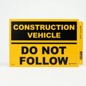 571.D116 - Decal CONSTRUCTION VEHICLE 11.75 X 17.25