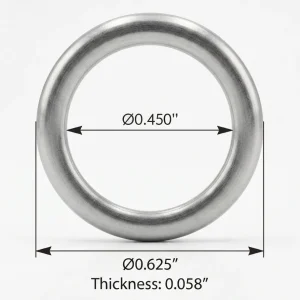 573.W6OE - Whiting Spacer Washer 7/16in 100pk