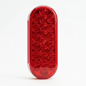 571.LD60R24 - S/T/T Light LED 6in Oval Red 24-Diode