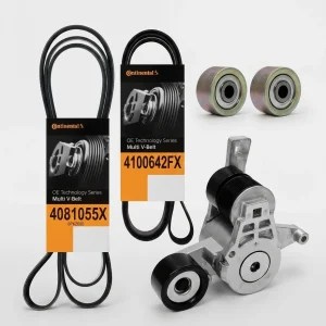 816.K49603A - Continental Drive Belt and Tensioner Kit