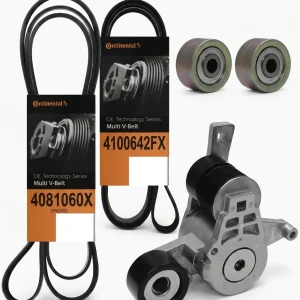 816.K49603D - Continental Drive Belt and Tensioner Kit