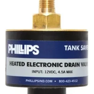 PHI12-824 - Tank Saver - Heated Electric Drain Valve
