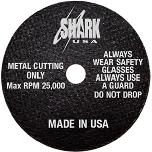 SHK12700 - Cut-off Wheels 3inx1/32inx3/8in 54 Grit