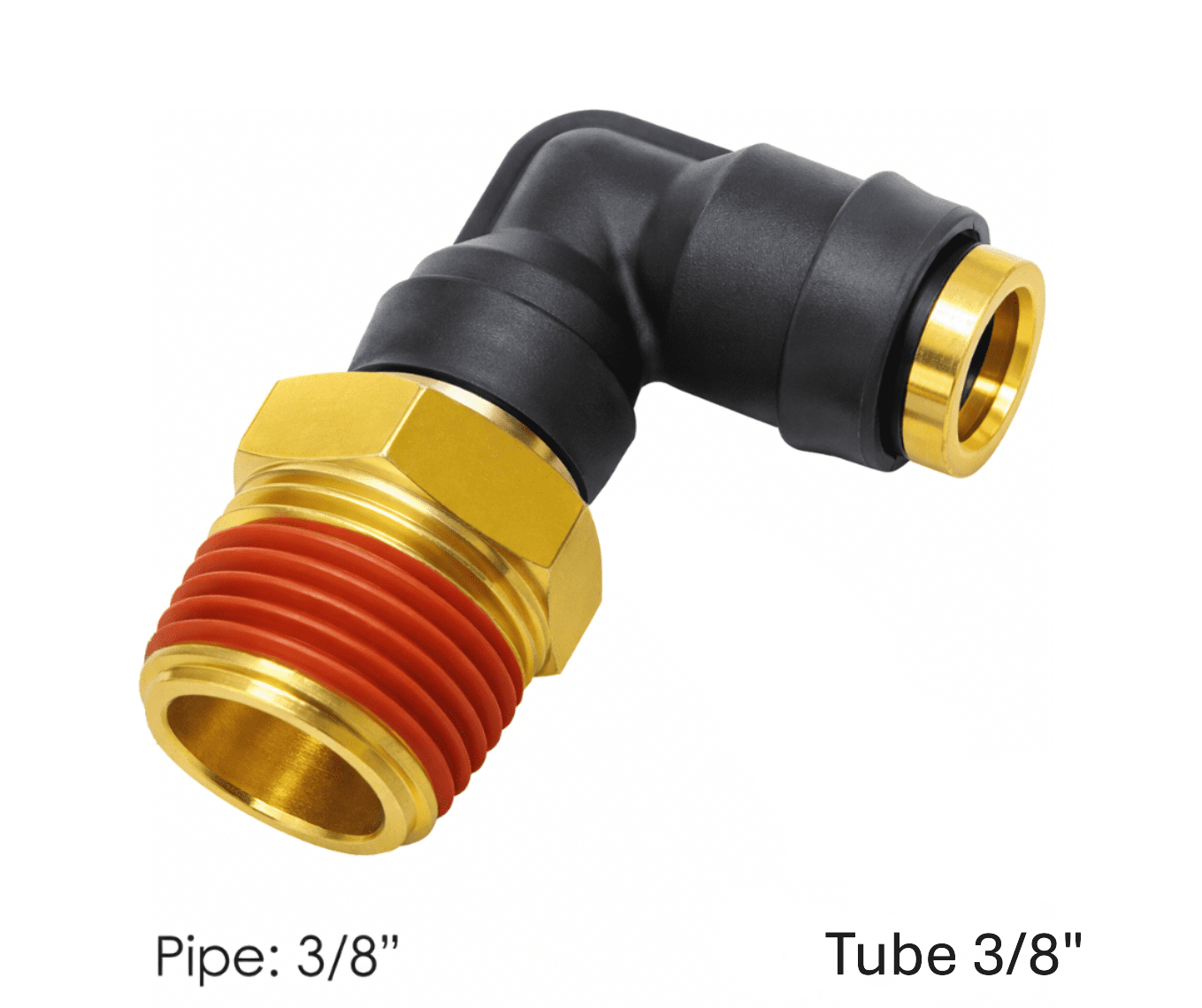 177.12C696C - PLC Swivel Male Elbow DOT 3/8in X 3/8in