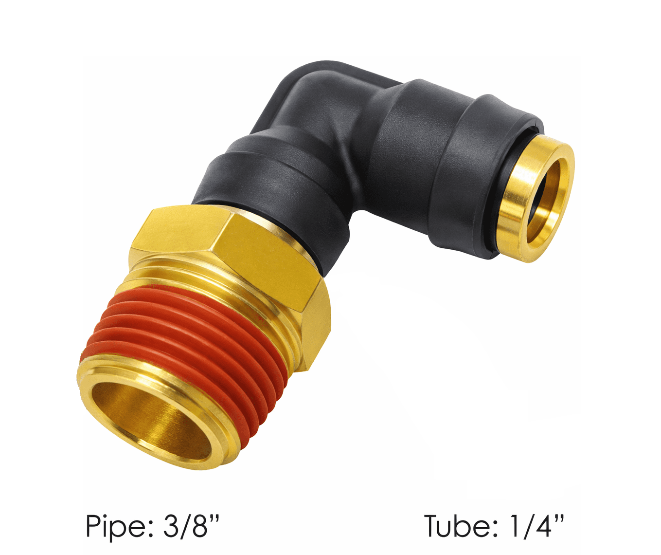 177.12C694C - PLC Swivel Male Elbow DOT 1/4in X 3/8in