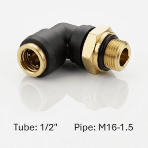 177.12C698M16 - PLC Male Elbow 1/2 x M16X1.5