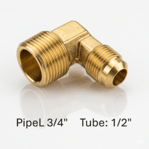 177.8498E - Male Elbow 1/2in SAE X 3/4in Pipe