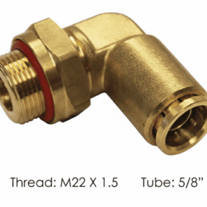 177.V20378449 - Brass PLC Male Elbow Fitting Volvo