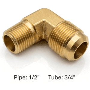 177.84912D - Male Elbow 3/4in SAE X 1/2in Pipe
