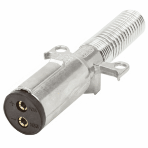 PHI15-338 - Plug Vertical Dual Pole w/Guard 4GA