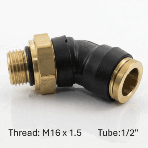 177.12C748M16 - PLC 45 DEG SWL M Elbow DOT 1/2in X M16