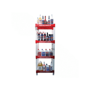 LUC10400 - 4 Tier Lucas Oil Display Rack (Red)