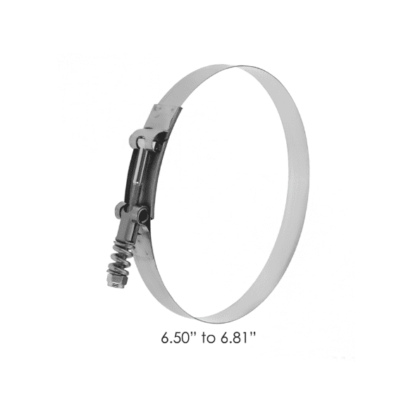 561.23650-B - Spring T-Bolt Clamp 6.50in to 6.81 Brez