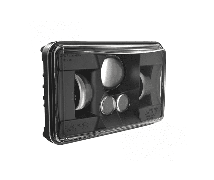 JW0552551 - Low Beam Headlight Black 4in x 6in