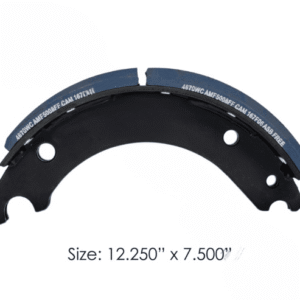 143.467081.50 - Lined Brake Shoe 12.250in X 7.500in