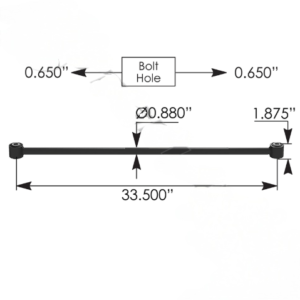 TMR6213 - Torque Rod Cabin Mack