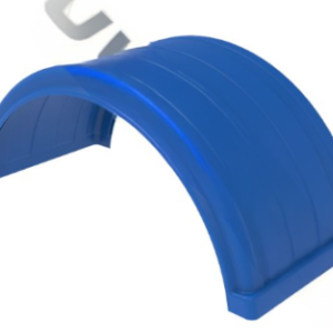 562.9195BL - Full Fender Round Poly Bare Blue