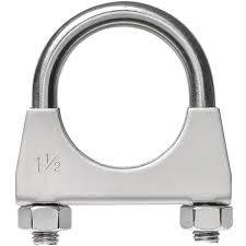 562.U3522 - Round U-Bolt Saddle Clamp 2.25in Steel