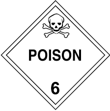 571.D138 - Decal Placard POISON Class 6