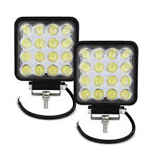571.LD9684WLSQCURV - Work Lamp LED 4in Square CURVED LENS