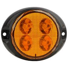 571.LD8230VA4 - Warning Light Mini Strobe LED Amber