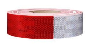 571.CT05266 - 12in Red/White 150ft Roll 10yr EZ Peel