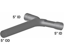 562.U4617129009A - Exhaust Y-Pipe ALZ Freightliner