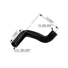 561.46103 - Upper Radiator Pipe Freightliner