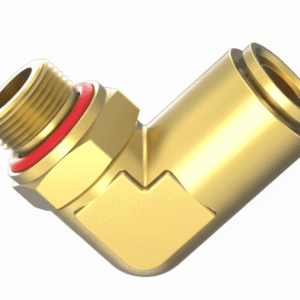 177.V20462691 - Brass PLC Male Elbow Fitting Volvo