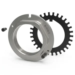 SKF SN350GWTAG-20 spindle nut and washer assembly for Eaton trailer axles, SN350GWTAG-20, SN350GWTA, 209.SKFSN350GWTA, 209.350GWTA, SKF SN350GWTAG-20, Automann 209.SKFSN350GWTA, Automann 209.350GWTA, SN350GWTAG-20, SN350GWTA, 209.SKFSN350GWTA, 209.350GWTA, SKF SN350GWTAG-20, Automann 209.SKFSN350GWTA, Automann 209.350GWTA, 210.1915, Automann 210.1915, SKF, Eaton, Eaton Axle, Trailer Axle, Spindle Nut, Spindle Nut Assembly, Locking Wheel Nut, Unitized Spindle Nut, Axle Nut, 3.500-12 Thread, Wheel End Hardware
